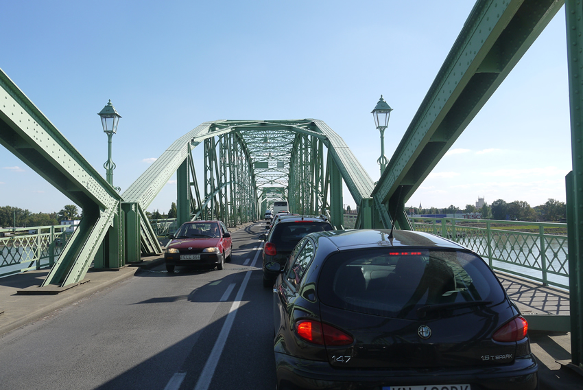 Donaubrücke in Komarno / Komarom