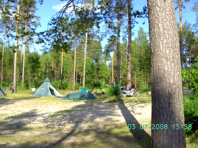 Camping in Schweden