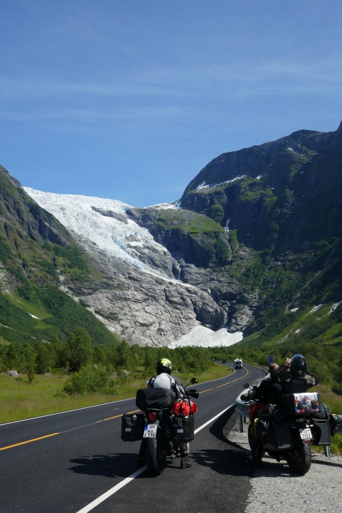 Blick auf den Bøyabreen-Gletscher